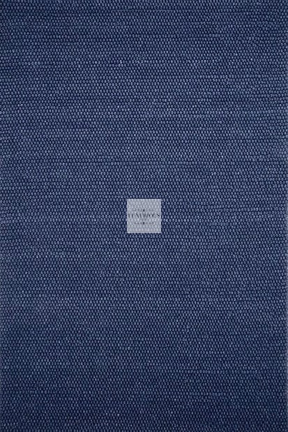 Pebbles Pure Navy Wool Hand Woven Rug custom