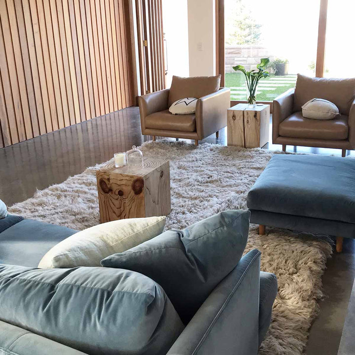 Flokati Cinnamon Rug 100% New Zealand Wool