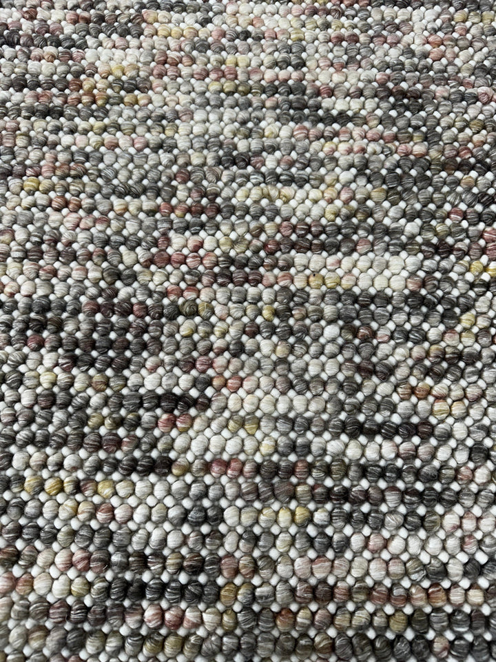 Pebbles Cherry Spice Hand Woven Multi Wool Rug