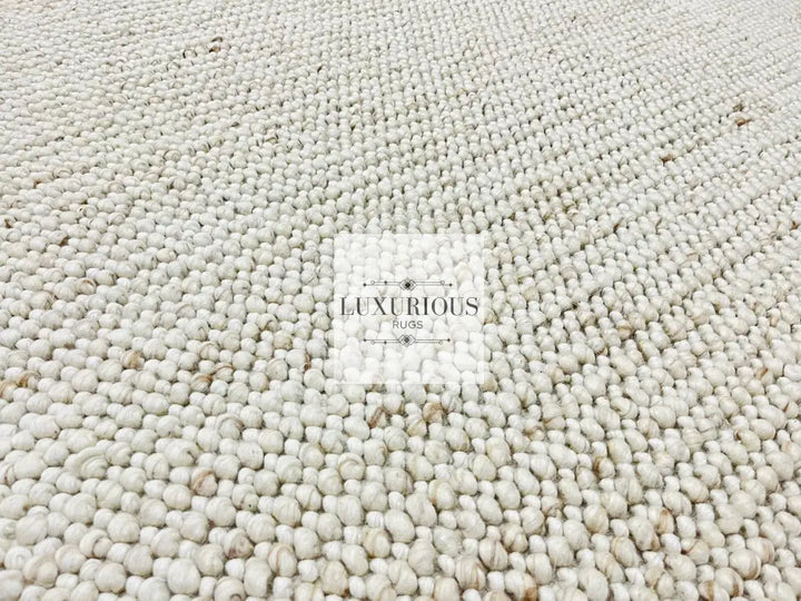 Pebbles Cherry Dune Hand-Woven wool Rug
