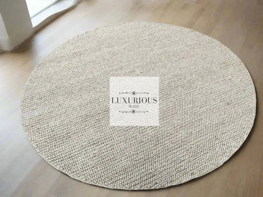 Pebbles Cherry Dune Hand-Woven wool Rug