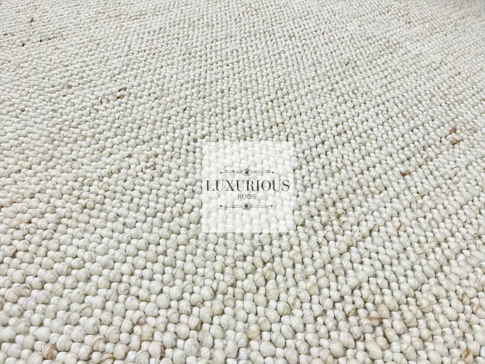 Pebbles Cherry Dune Hand-Woven wool Rug