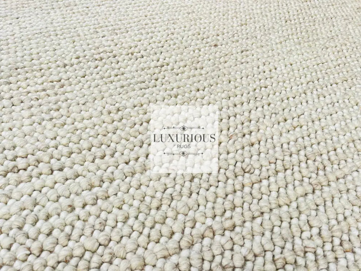 Pebbles Cherry Dune Hand-Woven wool Rug
