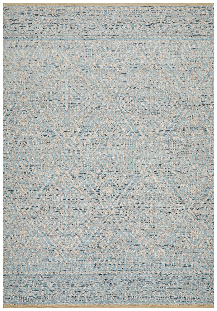 Relic Hunter Blue Grey Rug