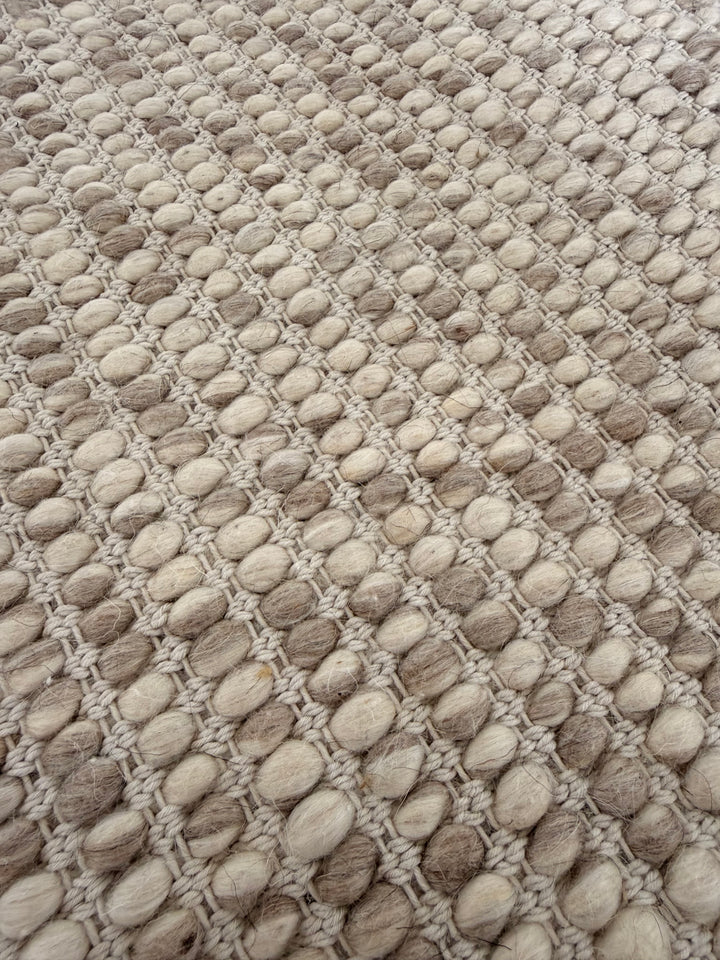 Skandi Knot Linen Wool rug