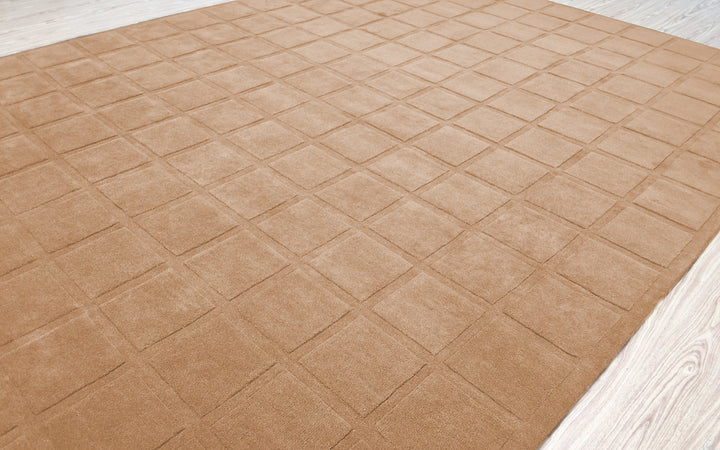Forma Modern Rug 100% Wool Beige Color Hand Tufted Rug
