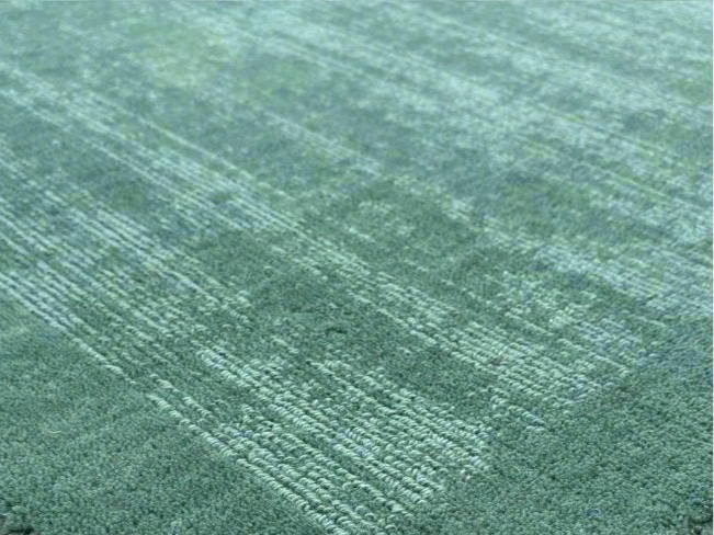 Crimson Bloom Emerald Green 100% New Zealand wool Rug