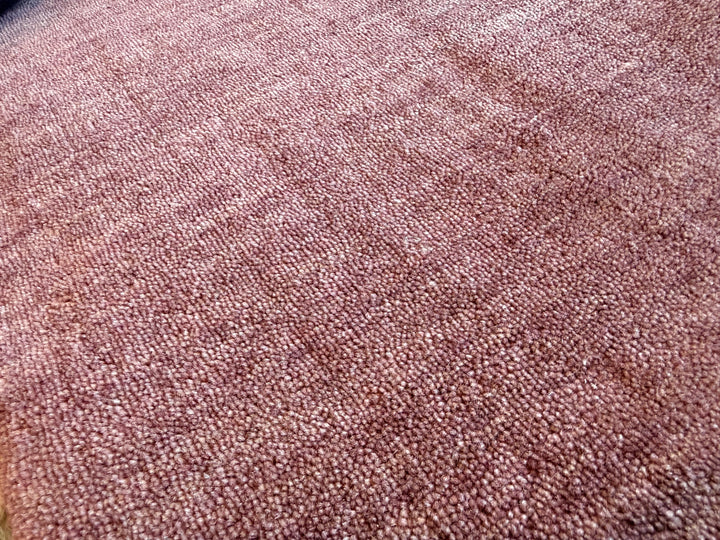 Veloura Dusty Rose Color Handloom Knotted Rug 100% Pure Wool