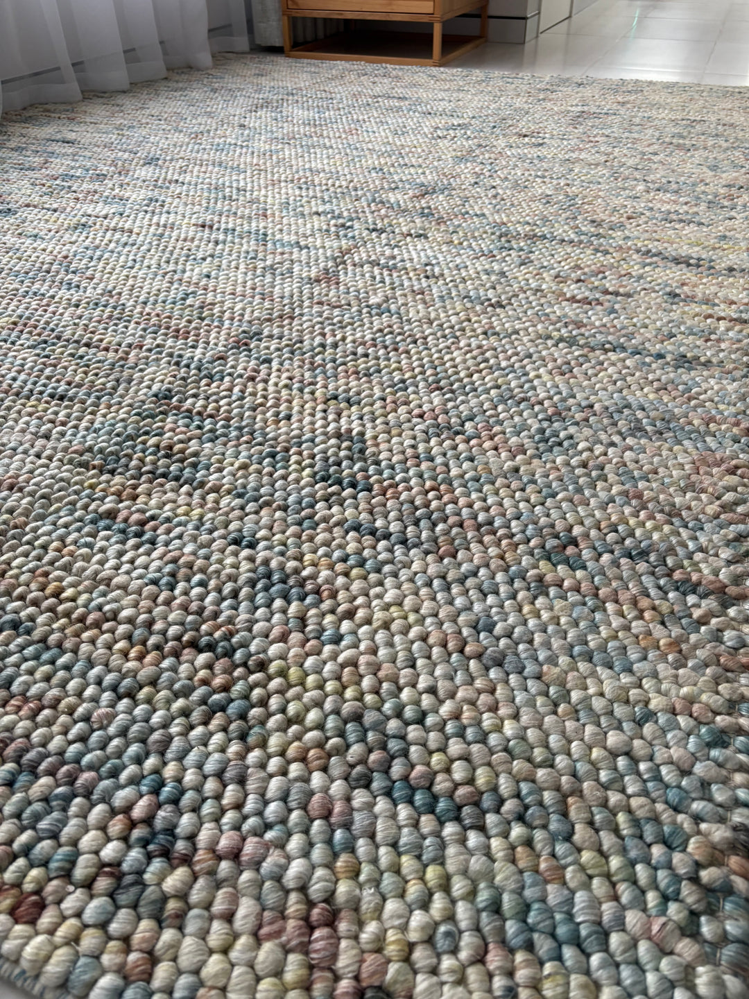 Pebbles Harmony Multicolor Hand Woven Wool Rug