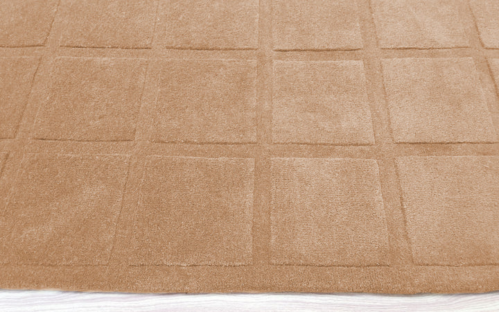 Forma Modern Rug 100% Wool Beige Color Hand Tufted Rug