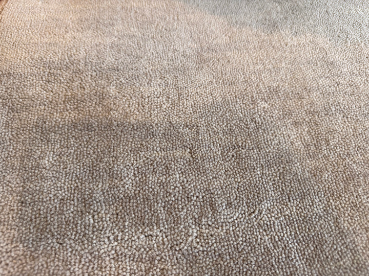 Veloura Soft Almond Color Handloom Knotted Rug 100% Pure Wool