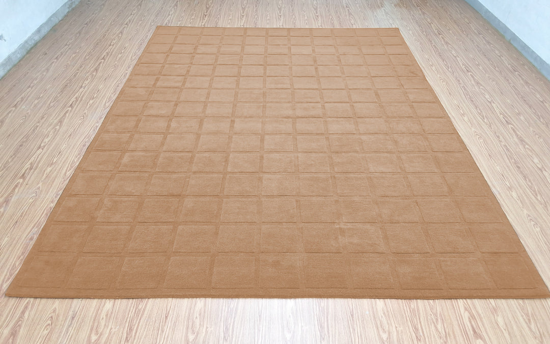 Forma Modern Rug 100% Wool Beige Color Hand Tufted Rug