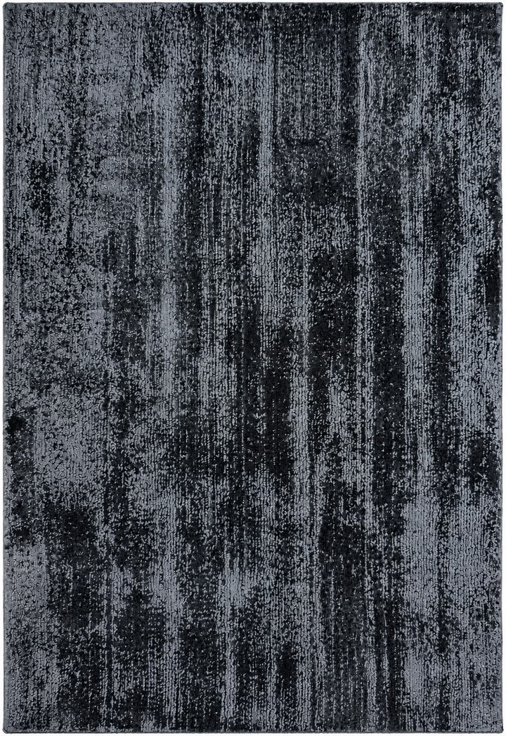 Amora Blade Dark Navy Handloom Rug – 100% Viscose