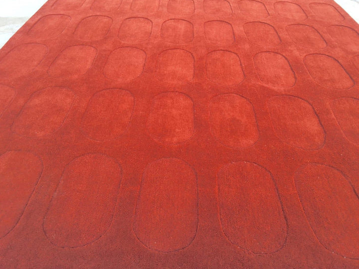 Forma Modern Rug 100% Wool Ember Sienna Hand Tufted Rug
