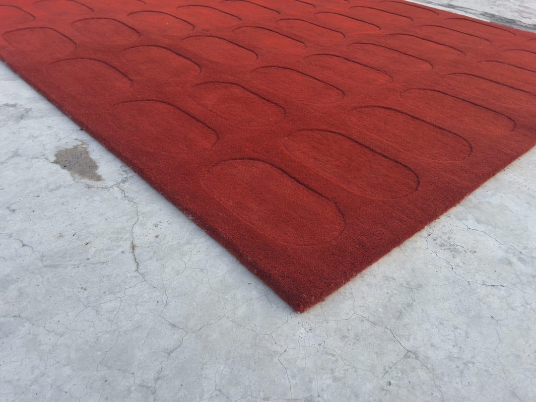 Forma Modern Rug 100% Wool Ember Sienna Hand Tufted Rug