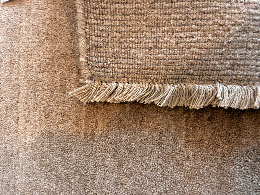 Veloura Golden Dune Color Handloom Knotted Rug 100% Pure Wool