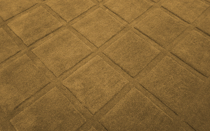 Forma Modern Rug 100% Wool Olive Taupe Hand Tufted Rug