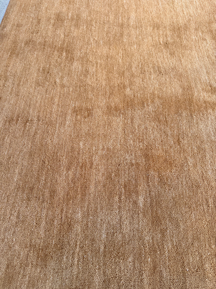 Veloura Aurelia Gold Handloom Knotted Rug 100% Pure Wool