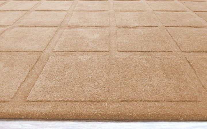 Forma Modern Rug 100% Wool Beige Color Hand Tufted Rug