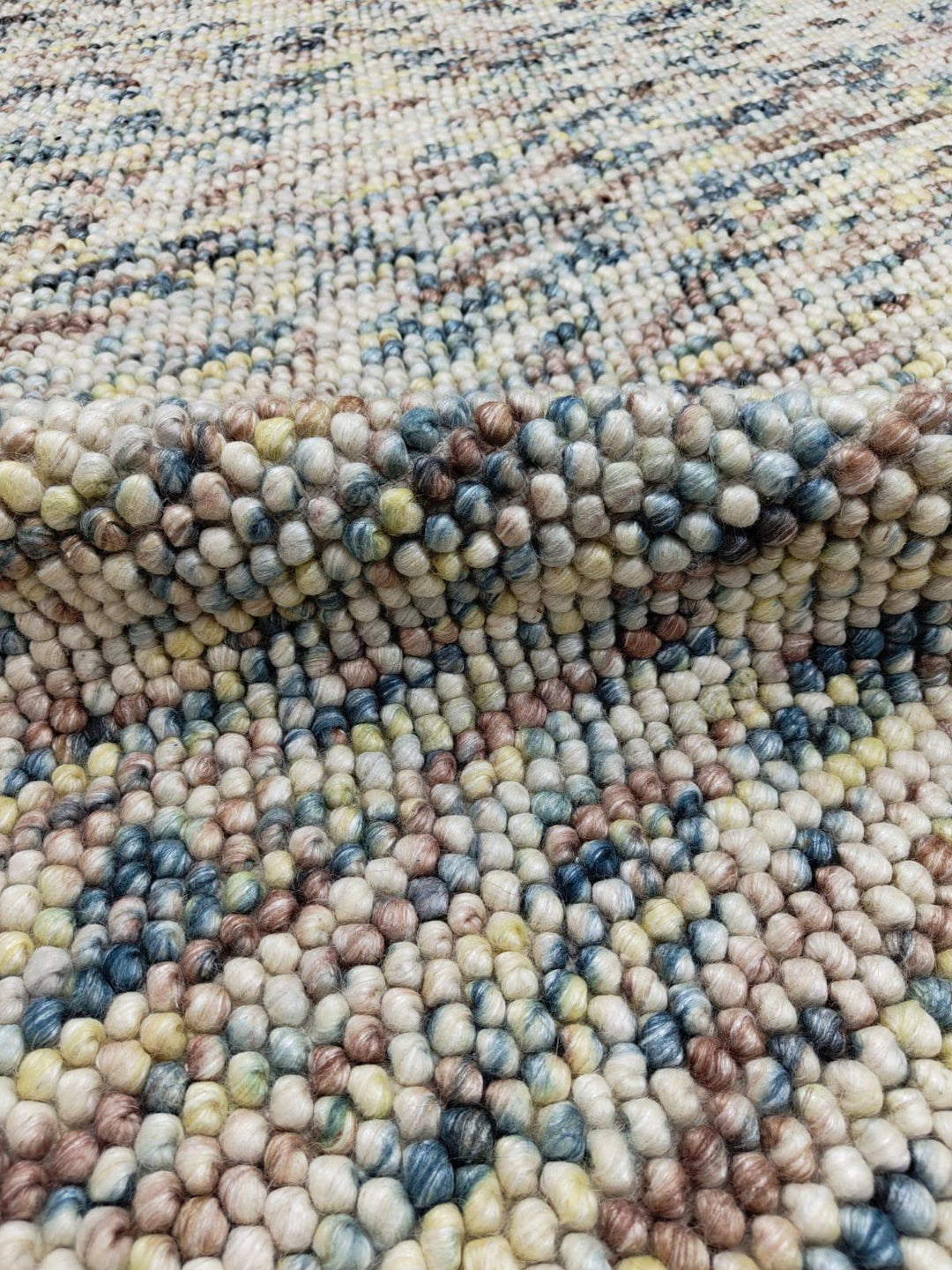 Pebbles Harmony Multicolor Hand Woven Wool Rug