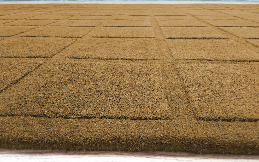 Forma Modern Rug 100% Wool Olive Taupe Hand Tufted Rug