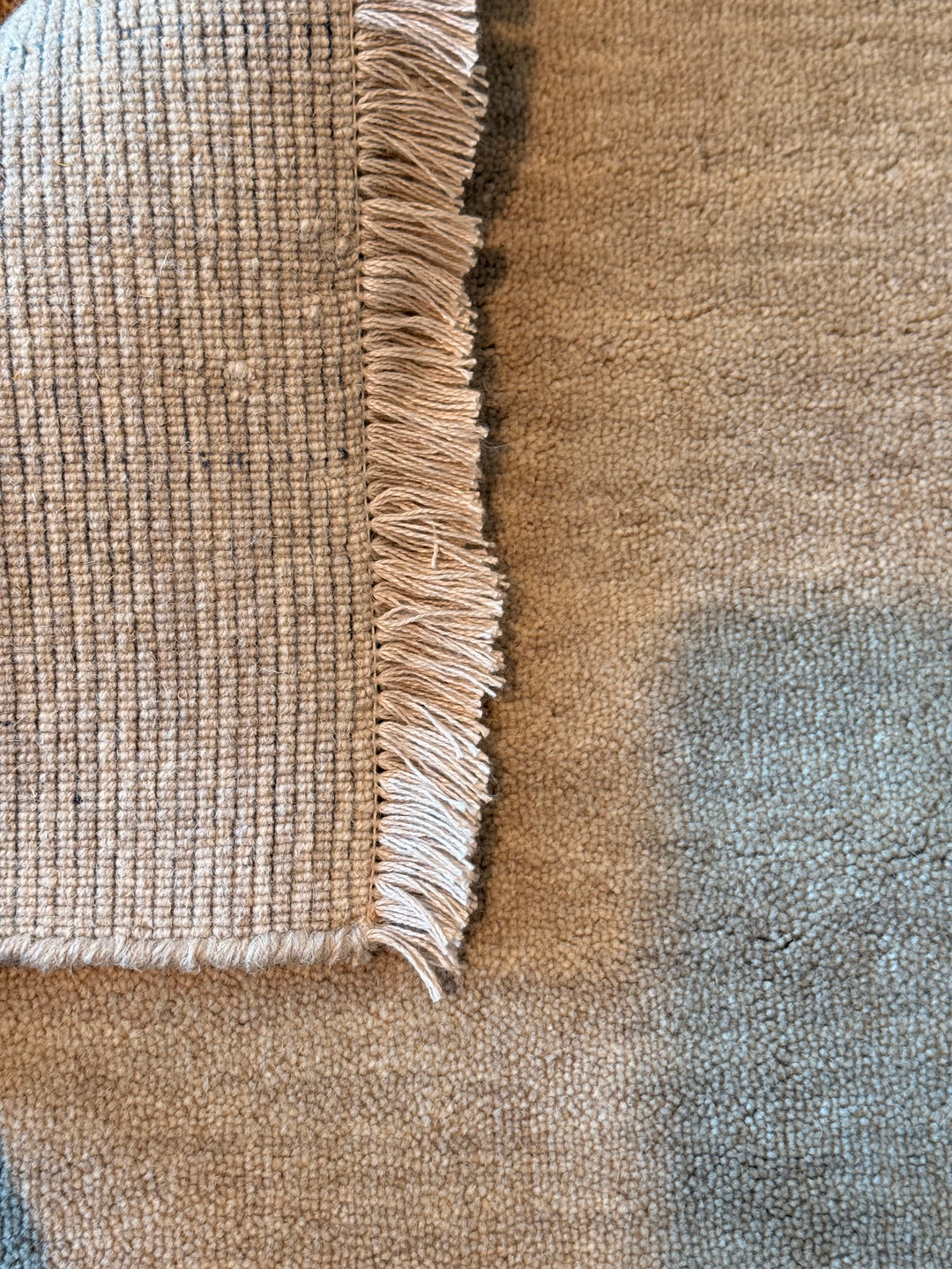 Veloura Haven Natural Color Handloom Knotted Rug 100% Pure Wool