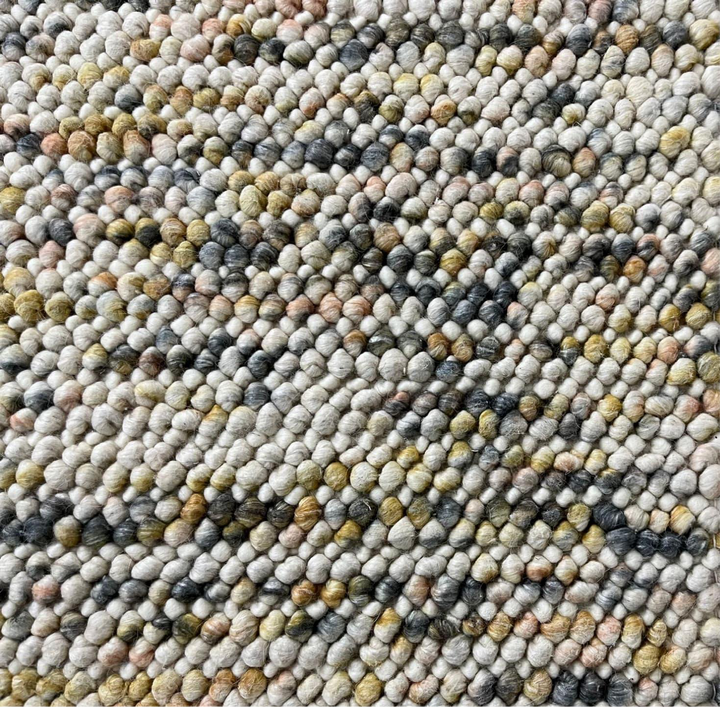 Pebbles Sienna Cloud Hand Woven Wool Rug