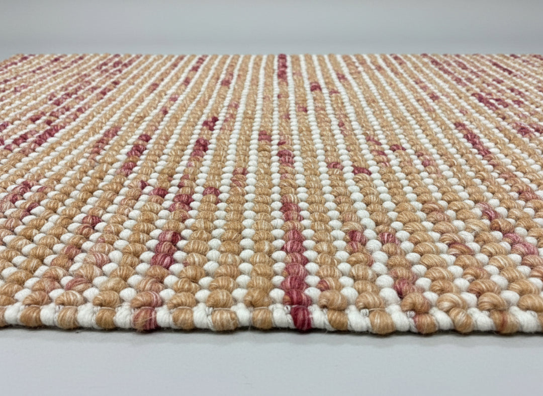 Pebbles Red Rug Pebbles Cherry Orange and Red Hand Woven Wool Rug – Luxurious Rugs