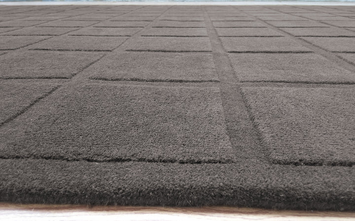 Forma Modern Rug 100% Wool Grey Color Hand Tufted Rug