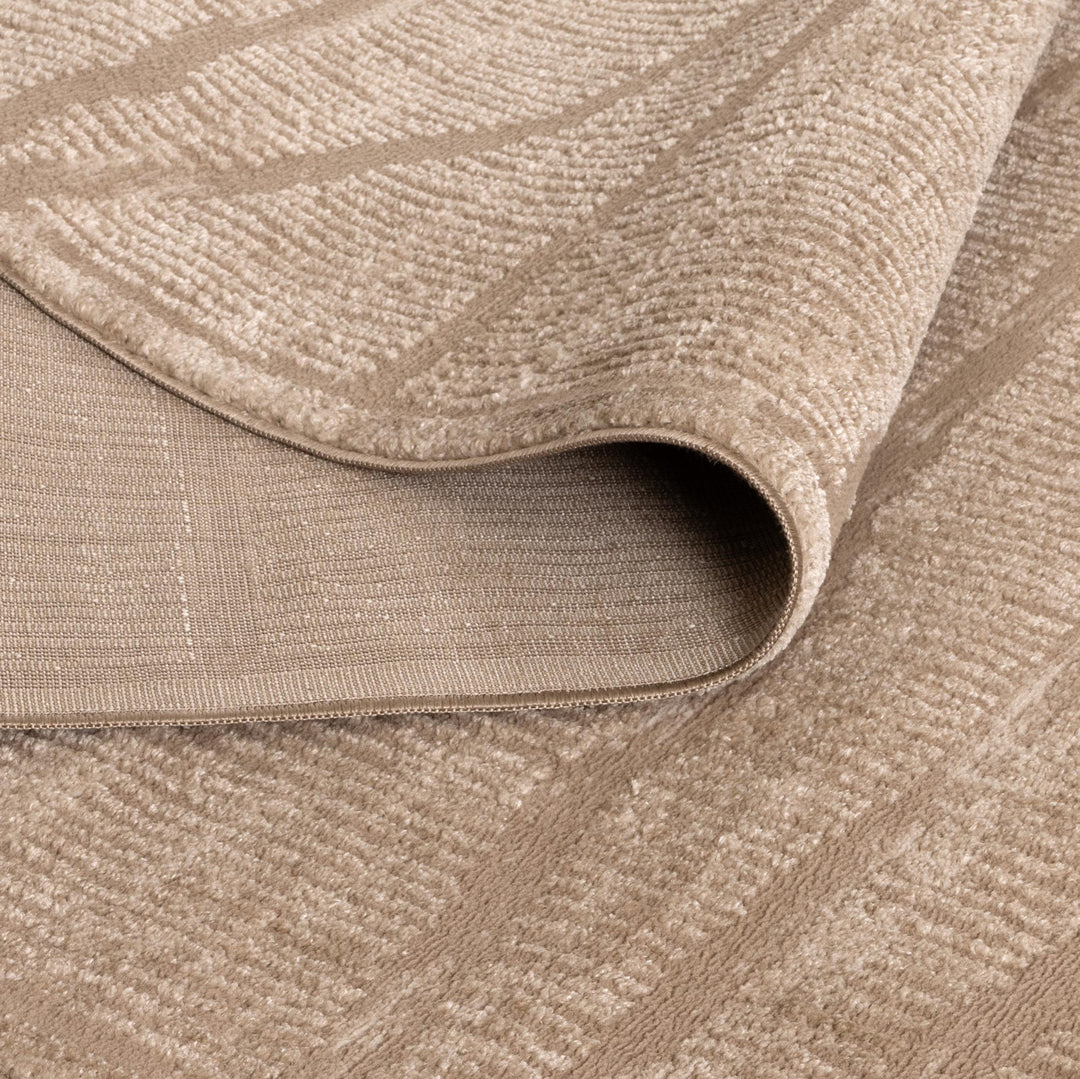 Sierra Abstract Beige Lines Rug