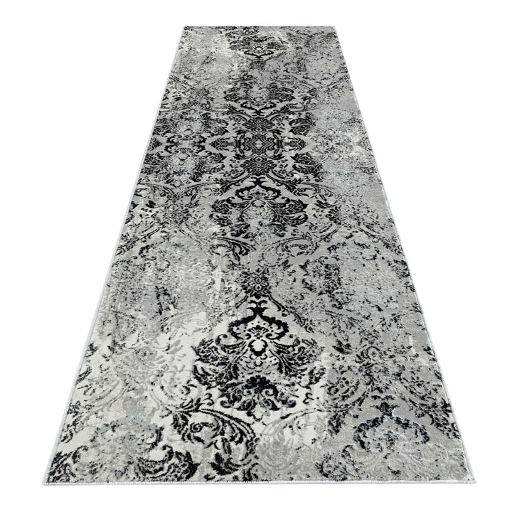 Harmony 4001 Black Hallway Runner