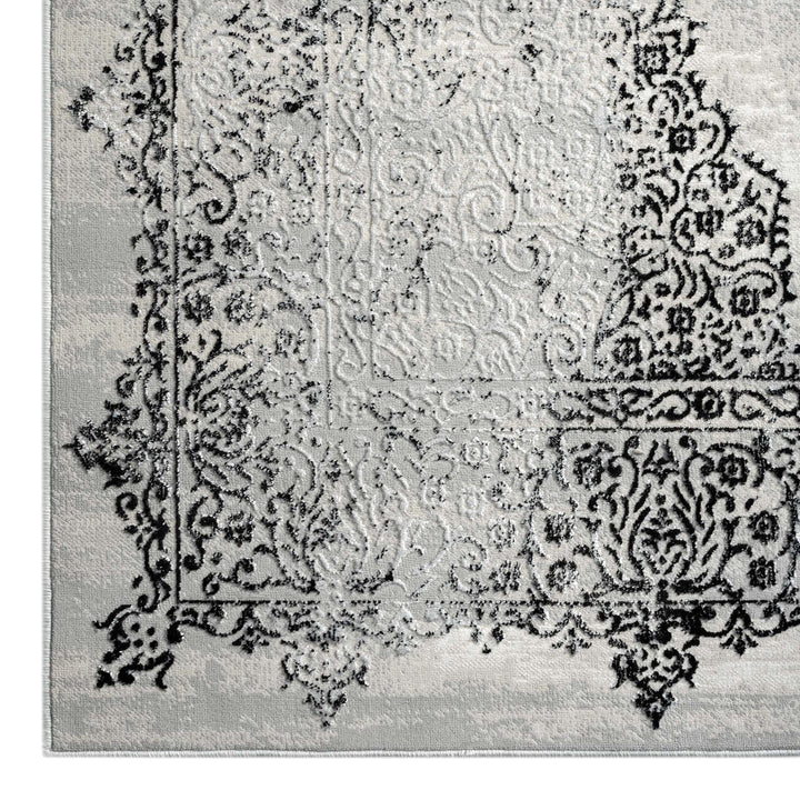 Harmony 4003 Black Hallway Runner