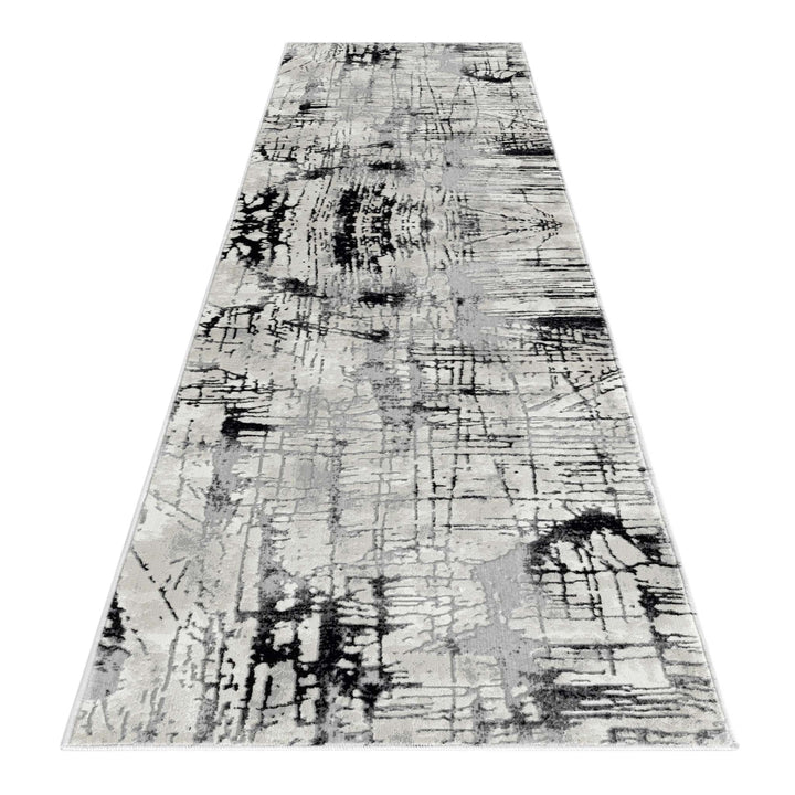Harmony 4004 Black Hallway Runner