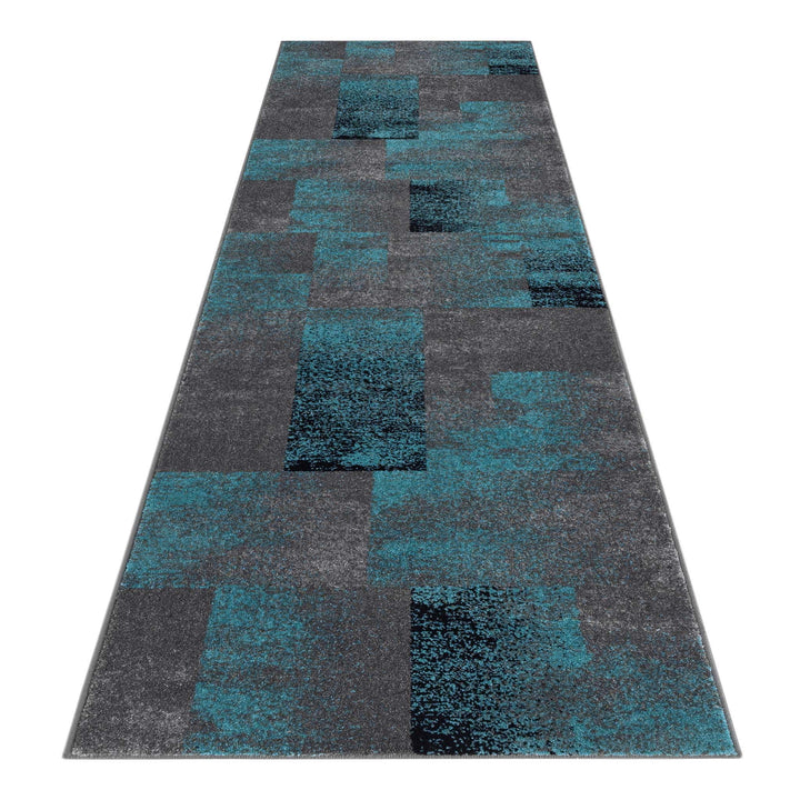 Linden 444 Blue Hallway Runner