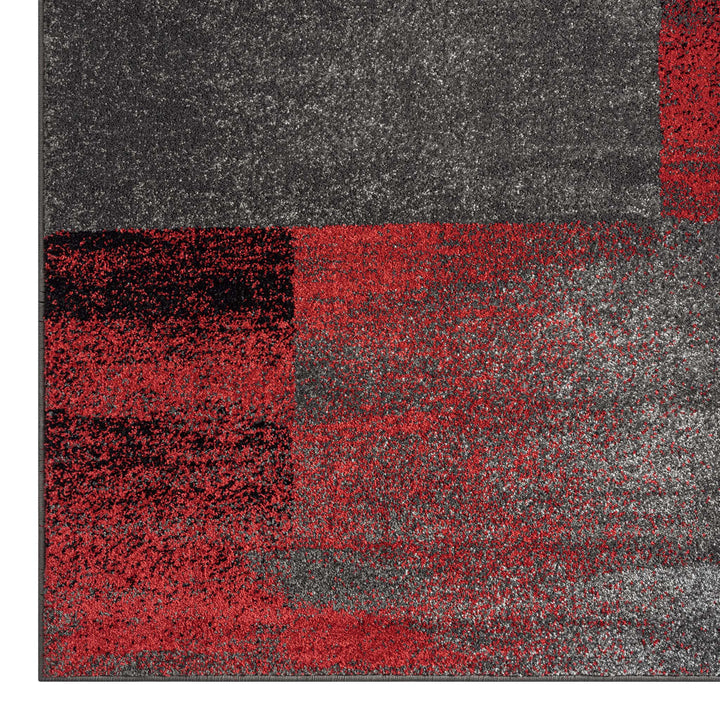 Linden 444 Red Hallway Runner