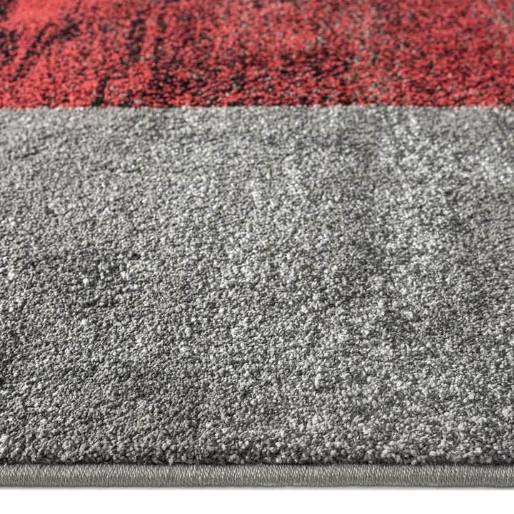 Linden 444 Red Hallway Runner
