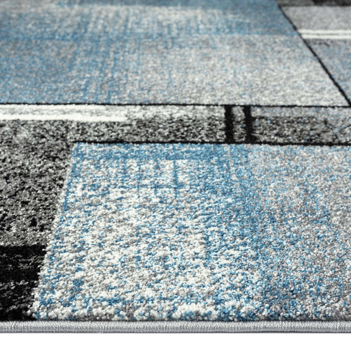 Linden 754 Blue Hallway Runner