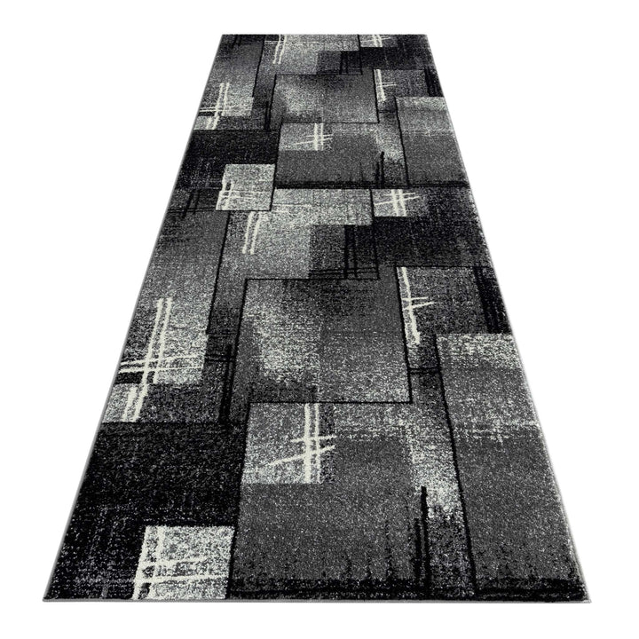Linden 754 Grey Hallway Runner