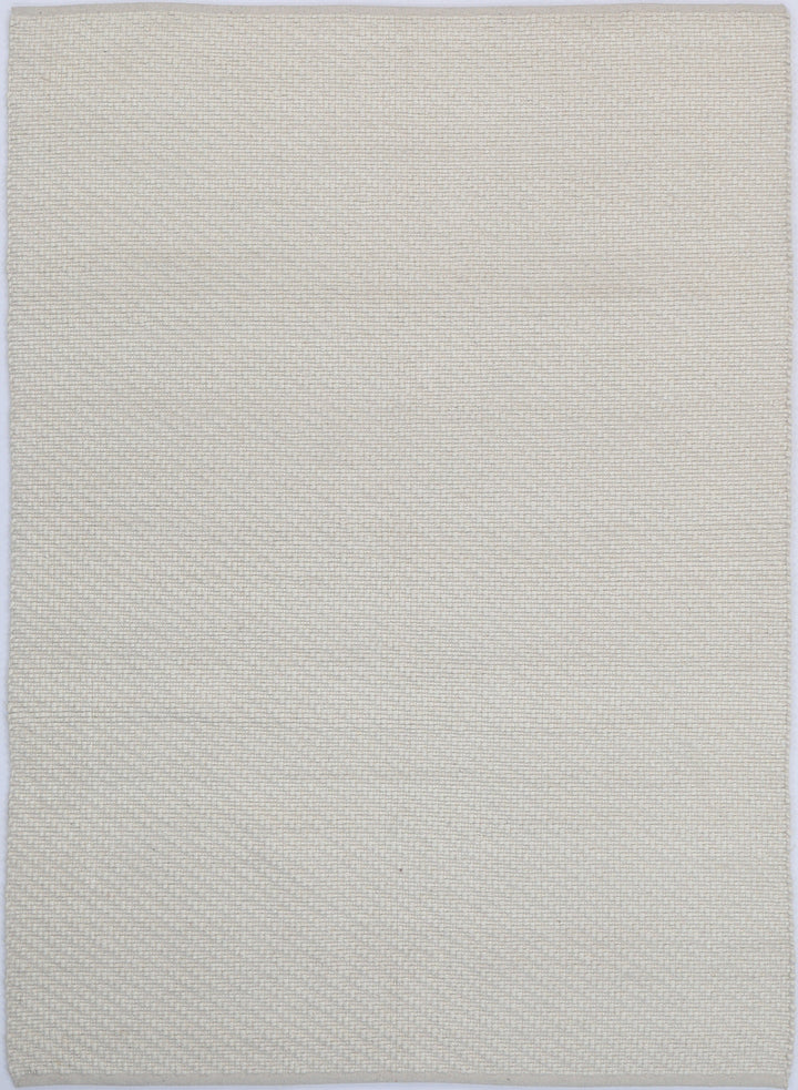 Basalt Ivory Wool Blend Textured Rug -  IVOR
