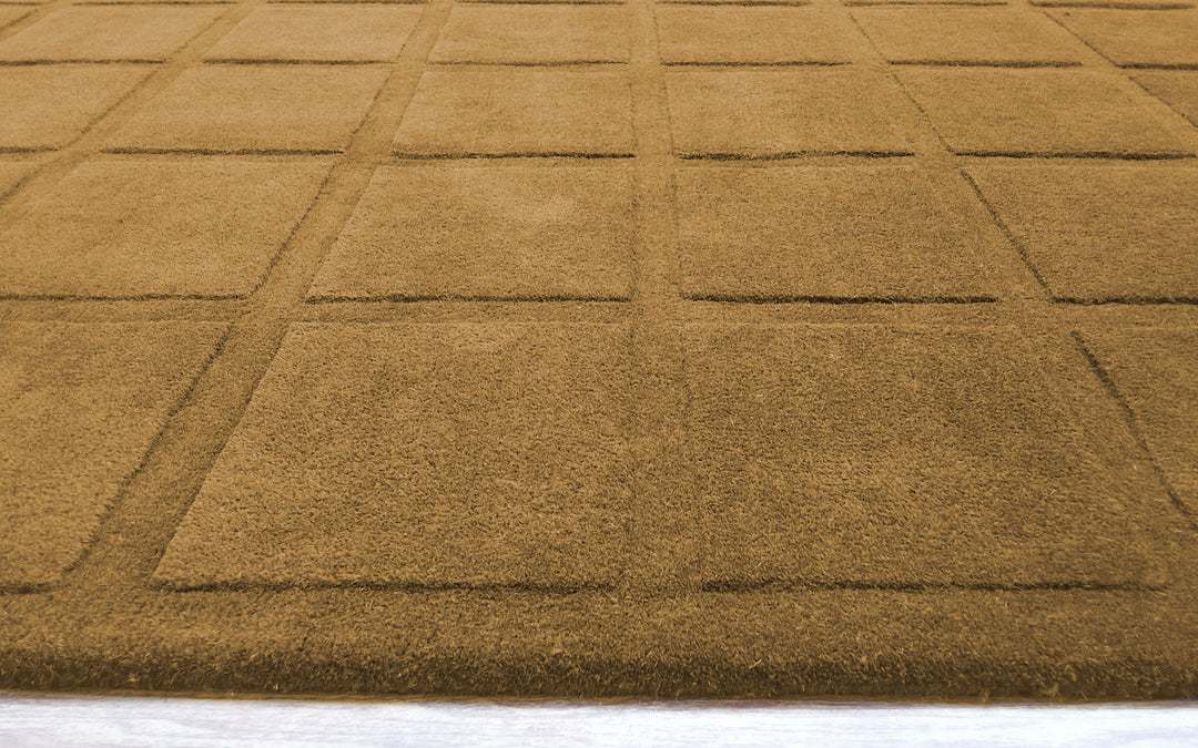 Forma Modern Rug 100% Wool Olive Taupe Hand Tufted Rug