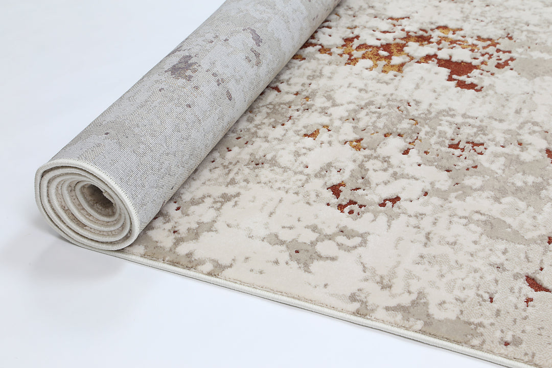 Bohemian Paradise One Modern Beige Terracotta Rug - 01BTER
