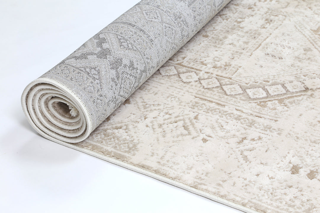 Bohemian Paradise Panel Beige Rug - 03BEIG