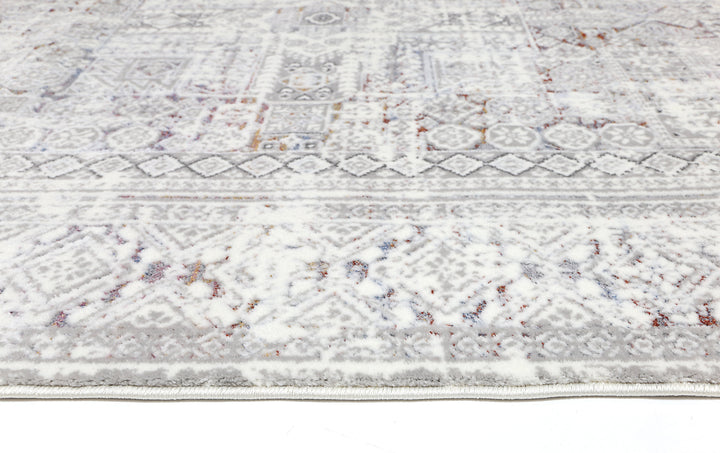 Bohemian Paradise Panel Grey Multi Rug - 03GMUL
