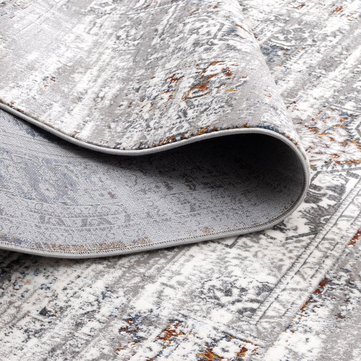 Bohemian Paradise Medalion Grey Multi Rug - 06GMUL