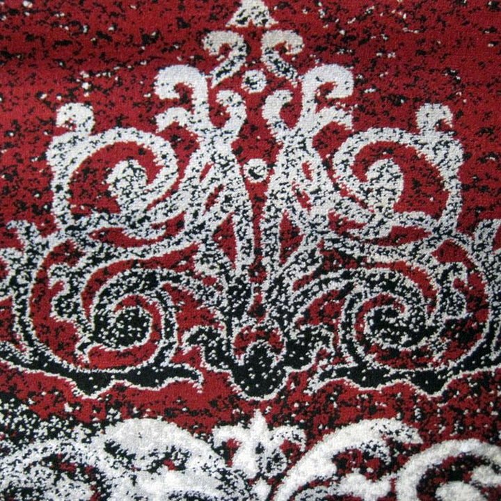 Hudson 6968 Red Hallway Runner