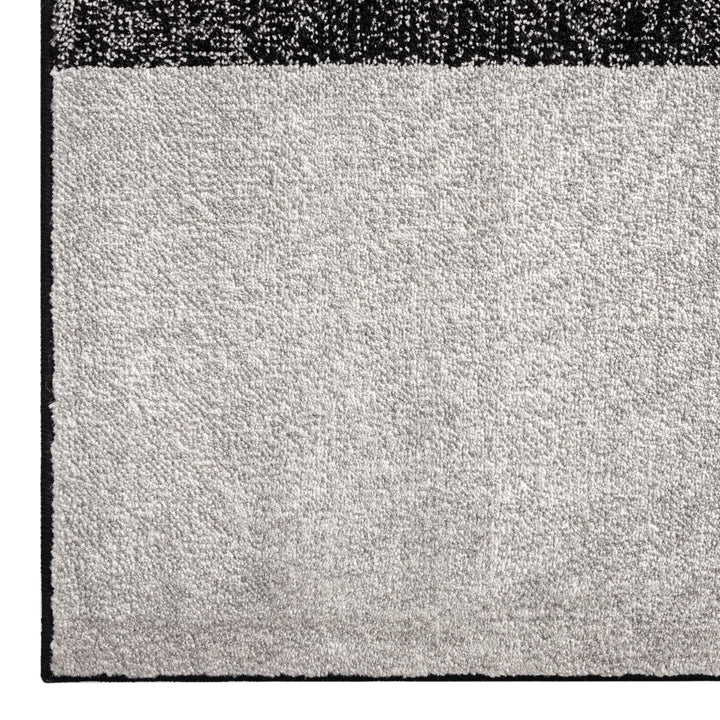 Hudson 1166 Black Hallway Runner