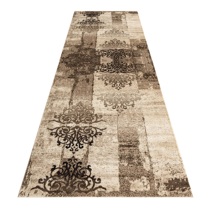 Hudson 6968 Brown Hallway Runner