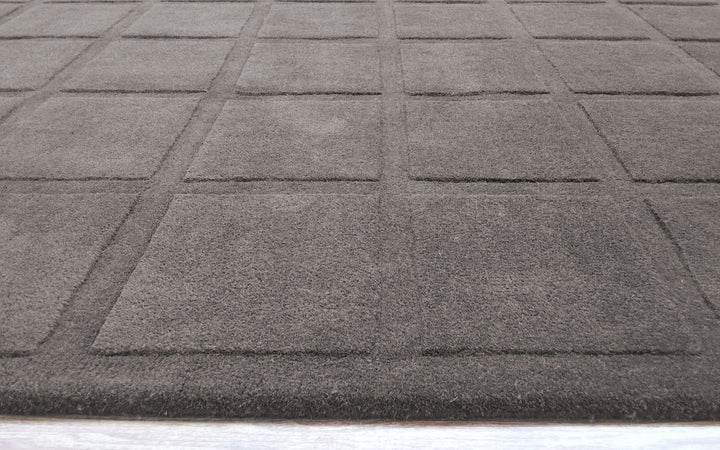 Forma Modern Rug 100% Wool Grey Color Hand Tufted Rug