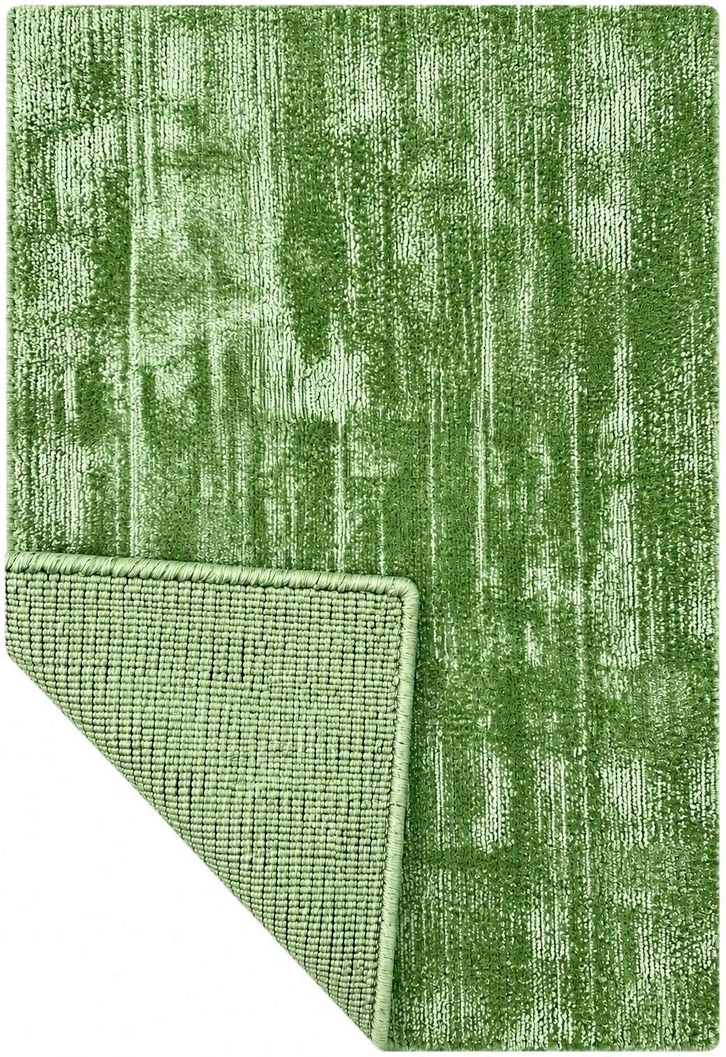 Amora Blade Green Handloom Rug – 100% Viscose