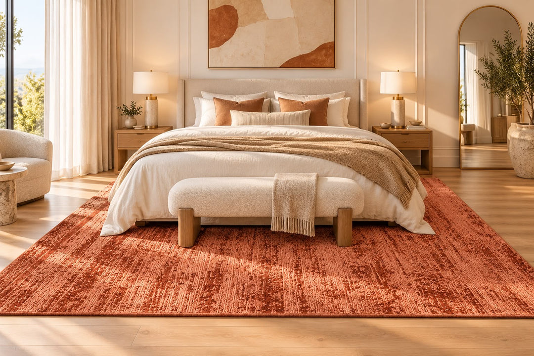 Amora Blade Rose Handloom Rug – 100% Viscose